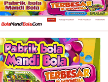 Tablet Screenshot of bolamandibola.com